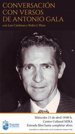Pozuelo de Alarcón rinde homenaje a Antonio Gala con un encuentro literario este miércoles