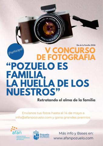 El Ayuntamiento y AFAN lanzan el concurso de fotografía Pozuelo es familia