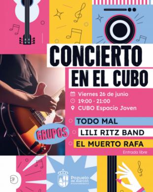 El Ayuntamiento de Pozuelo de Alarcón impulsa la creatividad joven con un concierto en el Cubo Espacio Joven