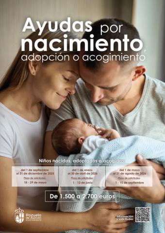 Pozuelo de Alarcón abre solicitudes para ayudas por nacimiento y adopción del 1 al 15 de septiembre