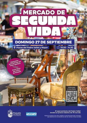 Pozuelo de Alarcón celebra el Mercado de Segunda Vida el 27 de septiembre con más de cien puestos disponibles