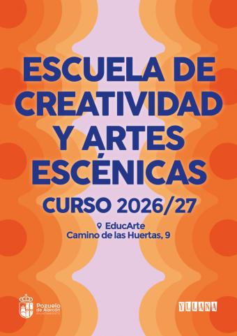 Abre la preinscripción para nuevos alumnos en la Escuela de Creatividad y Artes Escénicas de Pozuelo de Alarcón