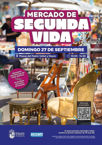 Pozuelo celebra su primer Mercado de Segunda Vida con más de 150 puestos el 27 de septiembre