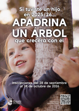 Pozuelo convoca una nueva edición de ‘Apadrina un árbol’ para familias con niños nacidos en 2025 y 2026