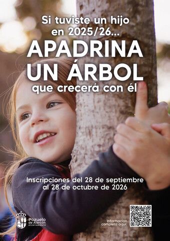 Pozuelo convoca una nueva edición de ‘Apadrina un árbol’ para familias con niños nacidos en 2025 y 2026