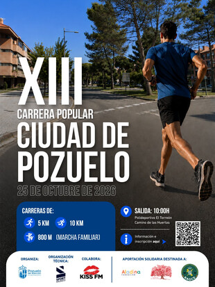 Carrera de 5 y 10 km, además de Marcha Familiar: participa en un evento solidario el 25 de octubre