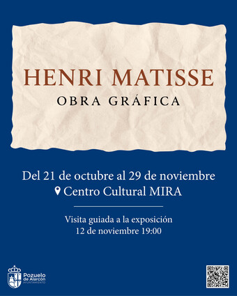 El Centro Cultural MIRA de Pozuelo acoge una exposición de más de un centenar de litografías de Henri Matisse