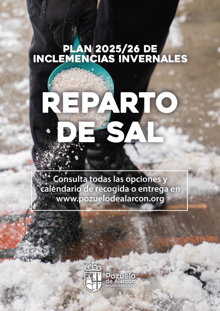 Pozuelo de Alarcón lanza campaña gratuita de entrega de sal para prevenir heladas