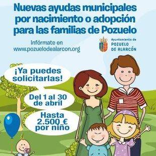 Las primeras ayudas por nacimiento o adopción de Pozuelo