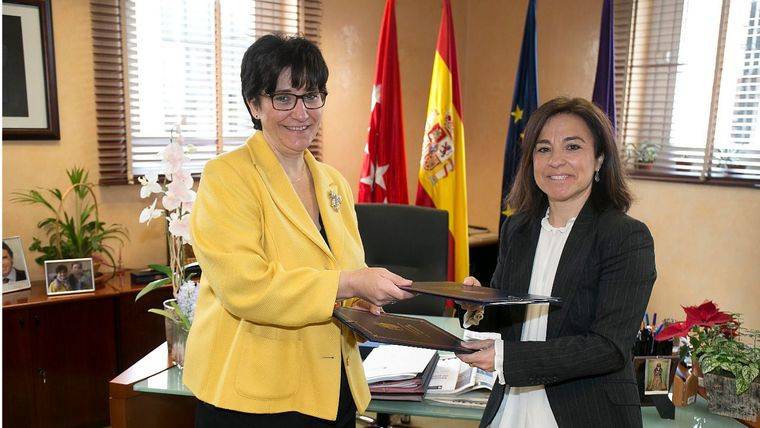 Susana Pérez Quislant firma un convenio con AFAN Pozuelo