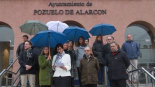 Un minuto de silencio en Pozuelo en rechazo a la violencia de género