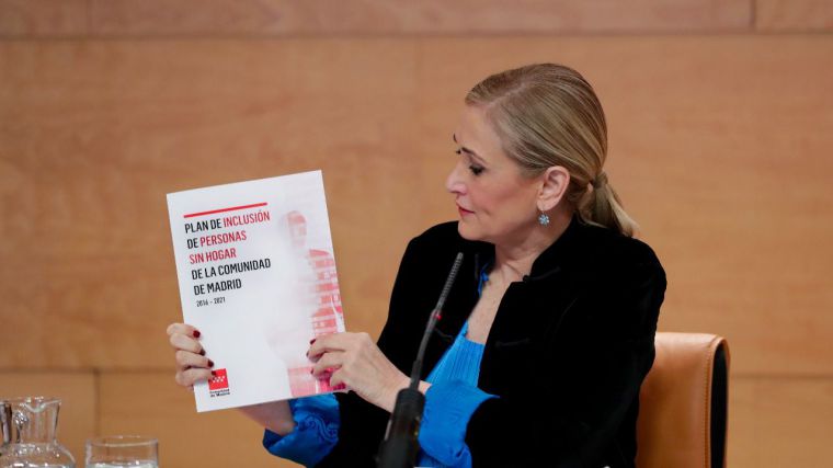 Cristina Cifuentes anuncia la aprobación del Plan de Inclusión de Personas sin Hogar