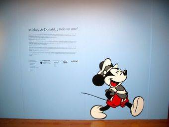 Inauguración de la Exposición 'Mickey y Donald. Todo un arte'