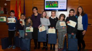 Susana Pérez Quislant entrega los premios de los Concursos Escolares Navideños de Belenes, Árboles y Felicitaciones