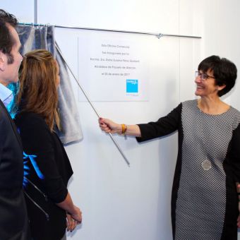 Susana Pérez Quislant y Gemma Mengual inauguran la nueva oficina de Sanitas en Pozuelo