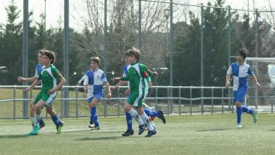 Alevín A: Empate en el Valle de las Cañas contra el Aravaca