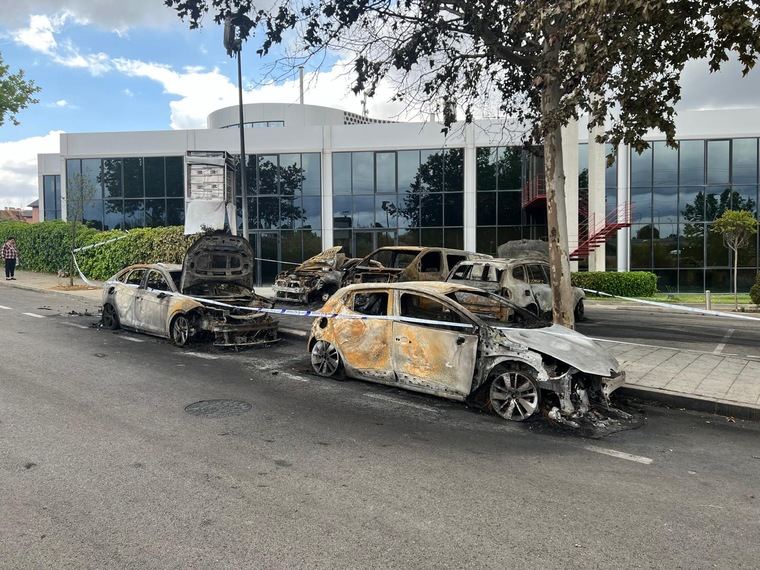 Arden 6 coches en Pozuelo, ¿qué ocurrió?