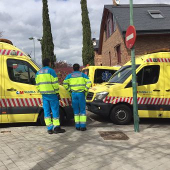 Dos heridos en el incendio de un chalé en Pozuelo de Alarcón