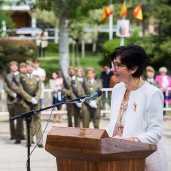 Cerca de 400 personas juran la Bandera de España en Pozuelo de Alarcón