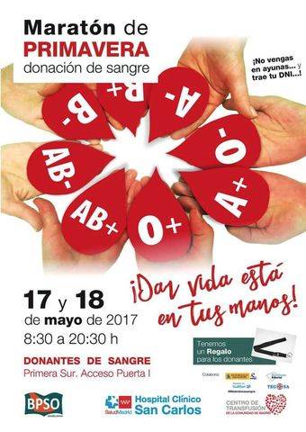 Maratón de Donación de Primavera en Moncloa-Aravaca