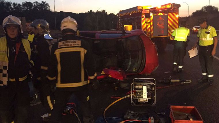 Accidente en Pozuelo de Alarcón deja cuatro heridos de 20 años, dos muy graves