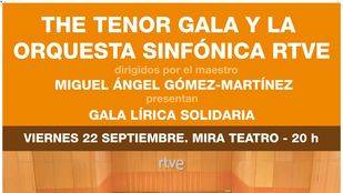 El concierto benéfico “The Tenor Gala” trae a Pozuelo las mejores voces de la lírica internacional y la Orquesta de RTVE