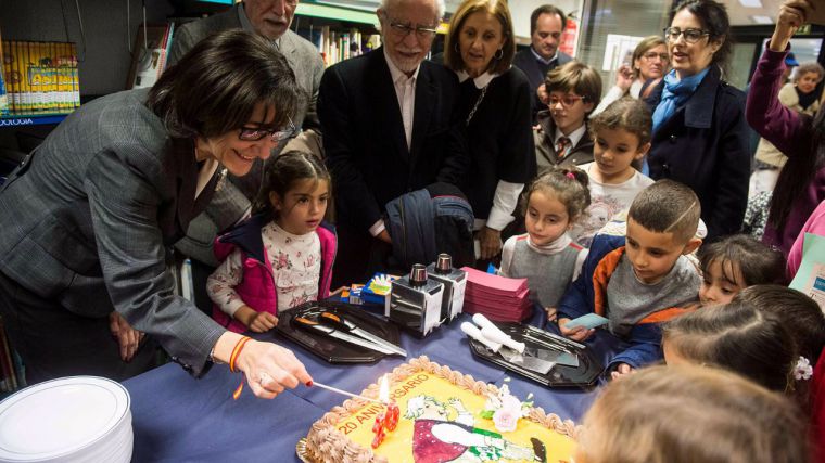 El Ayuntamiento de Pozuelo de Alarcón celebra el 20 cumpleaños de la Biblioteca Municipal Miguel de Cervantes