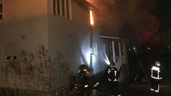 Extinguido un aparatoso incendio en un chalet de Pozuelo de Alarcón