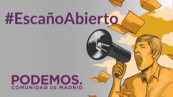 Podemos Madrid apuesta por la participación digital con #EscañoAbierto