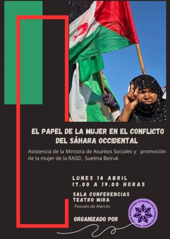 Visita de la Ministra de la Mujer del Sahara a Pozuelo