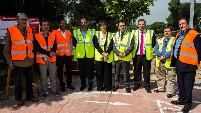 Las obras de acondicionamiento en la calle Ancla de Pozuelo mejorarán la movilidad y alumbrado de esta importante vía de la ciudad