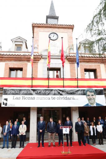 Garrido, en el homenaje a Ignacio Echeverría