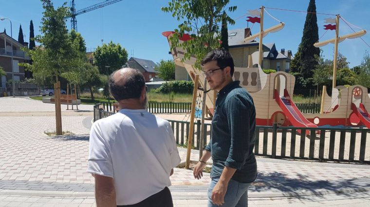 El PP desmantela un parque recién inaugurado y Somos Pozuelo pide explicaciones