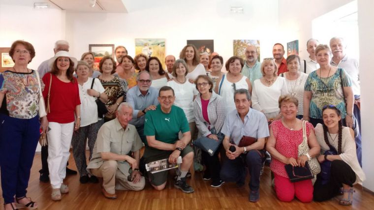 Los mayores pintores exponen sus obras en el Centro Cultural Padre Vallet