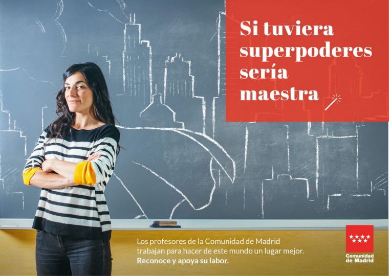 La Comunidad estrena una campaña para reconocer la labor de los docentes madrileños