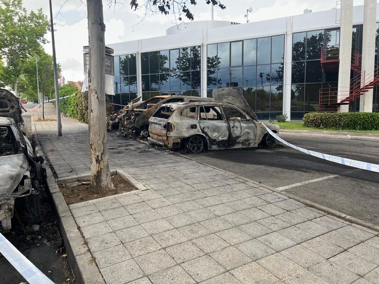 Arden 6 coches en Pozuelo, ¿qué ocurrió?