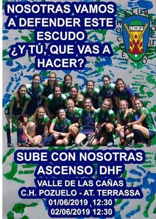 Club Hockey Pozuelo, clasificado en segunda posición de la Primera División de Hockey Hierba