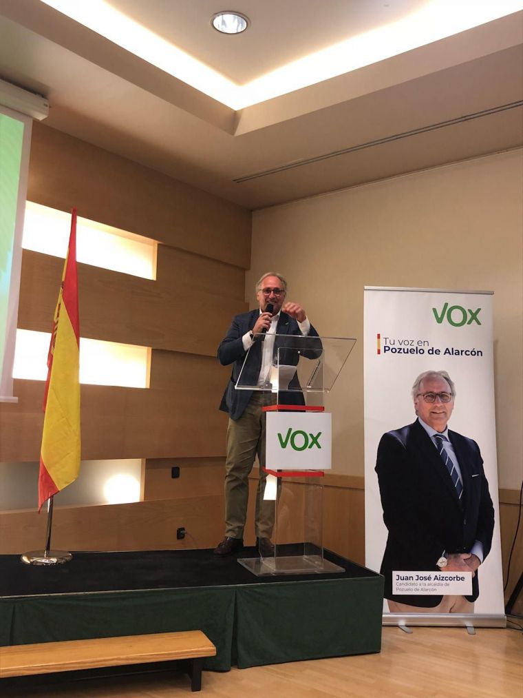 uan José Aizcorbe, candidato a alcalde de Pozuelo de Alarcón por Vox.