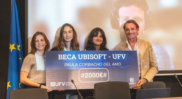 Paula Corbacho, ganadora de la V edición de la Beca Joven Talento en Videojuegos Ubisoft-Universidad Francisco de Vitoria