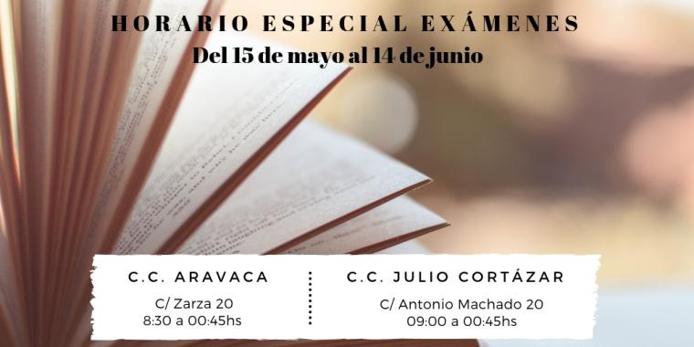 Las sala de estudios del C.C. Aravaca amplía su horario de atención