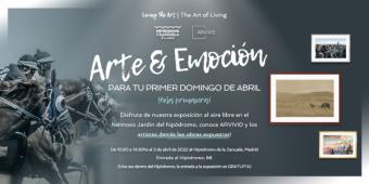 Arte y emoción en el Hipódromo de Madrid, la primera exposición de la plataforma Arvivid