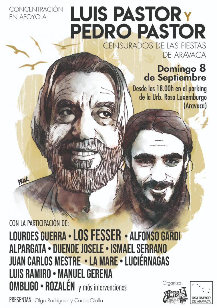 ¡Cultura sin censura! Concentración en Aravaca el 8 septiembre