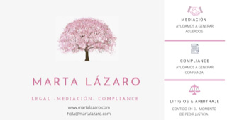 Marta Lázaro. MEDIACION - COMPLIANCE - LITIGIOS