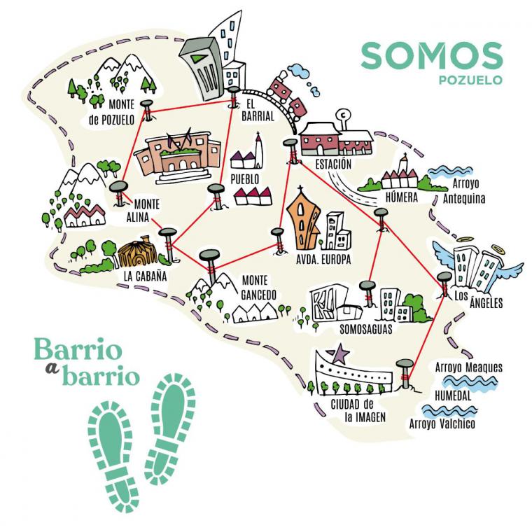 Somos Pozuelo inicia la campaña Barrio a barrio