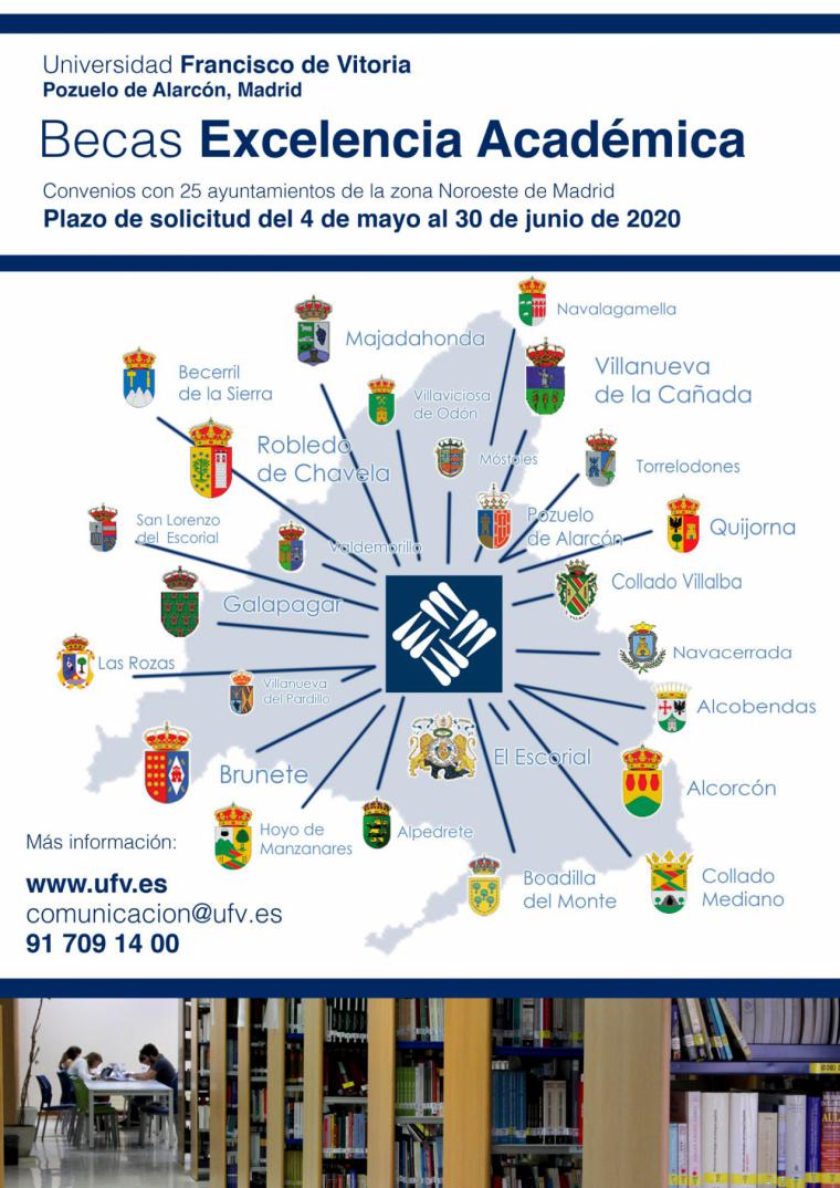 Se abre el plazo para solicitar una beca para estudiar en la Universidad Francisco de Vitoria (Madrid) para el próximo curso