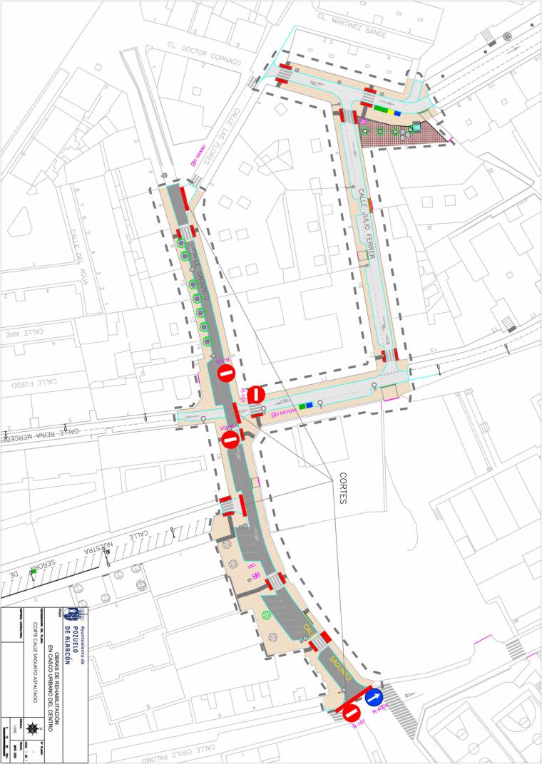 El Ayuntamiento de Pozuelo informa de un nuevo corte de tráfico en la calle Sagunto por labores de asfaltado