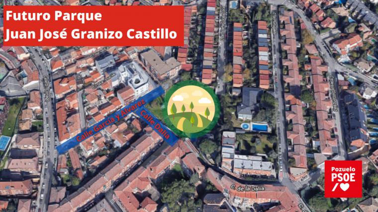 El PSOE de Pozuelo propone la creación de un parque en el Pueblo
