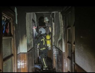 Un incendio en una casa en Pozuelo de Alarcón deja tres intoxicados
