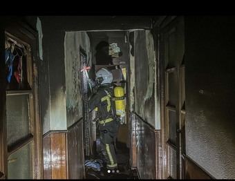 Un incendio en una casa en Pozuelo de Alarcón deja tres intoxicados