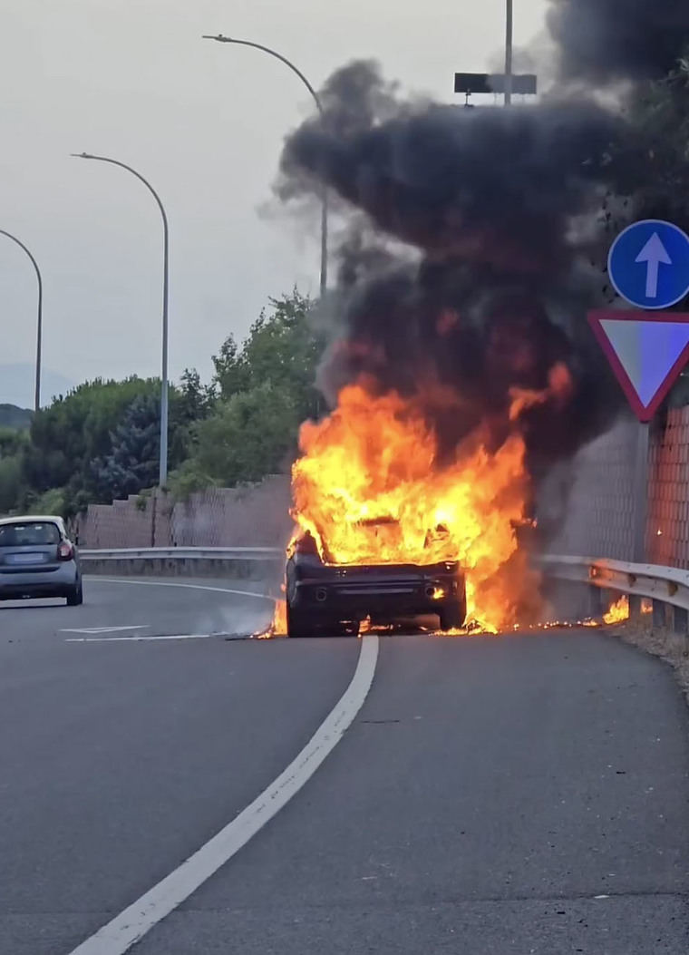Se incendia el vehículo de Nyno Vargas en Pozuelo: 'Hemos podido salir de milagro'